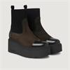 Marco Moreo Vale Stretch Toe Cap Boot - Brown Suede